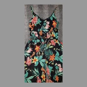 Derek Heart Tropical Floral Jumpsuit